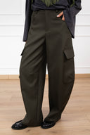 Pantalone barrel-fit cargo variante militare Haveone