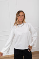 T-shirt manica svasata variante latte Susy Mix