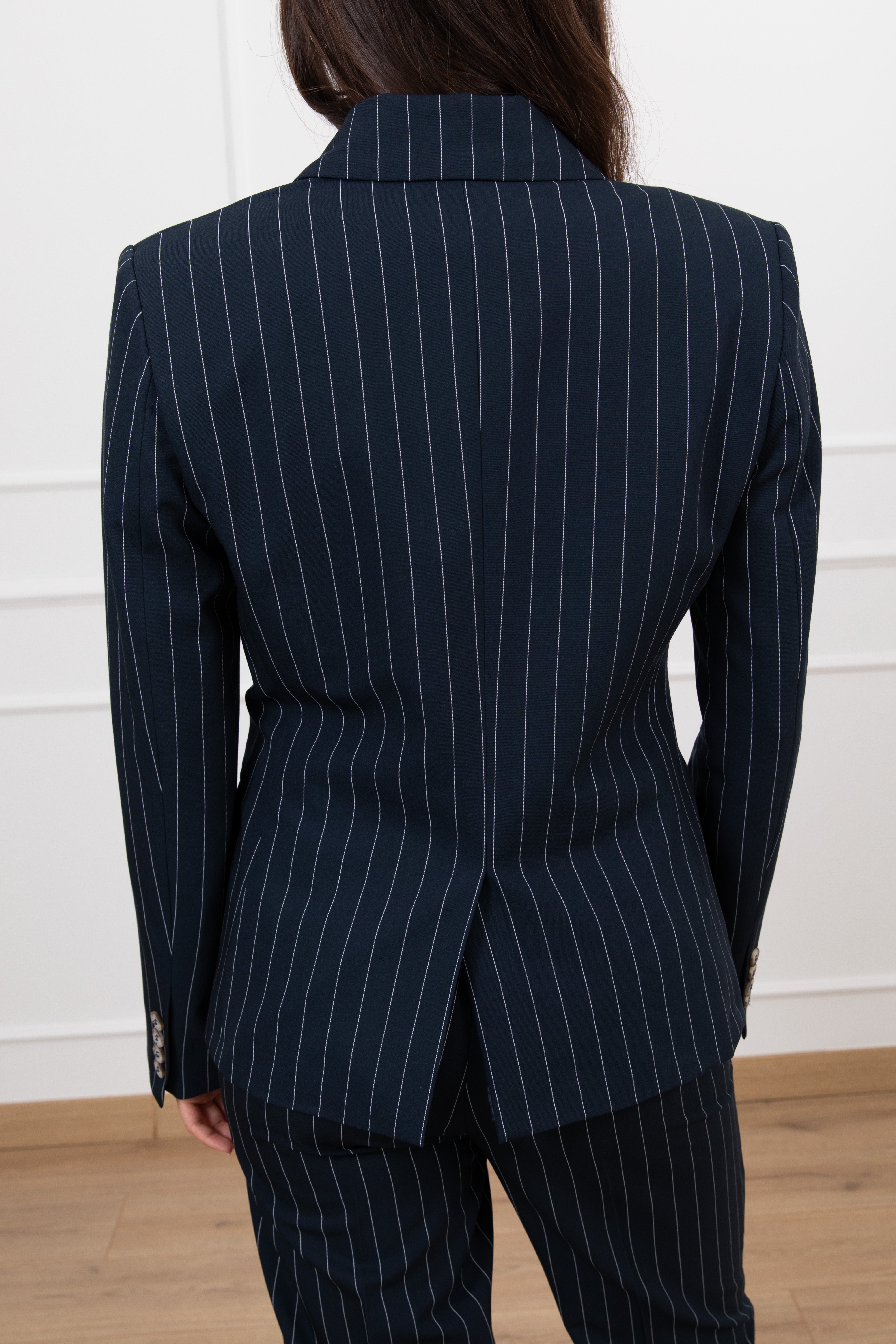 Giacca doppio-petto gessata 6 bottoni ViCOLO