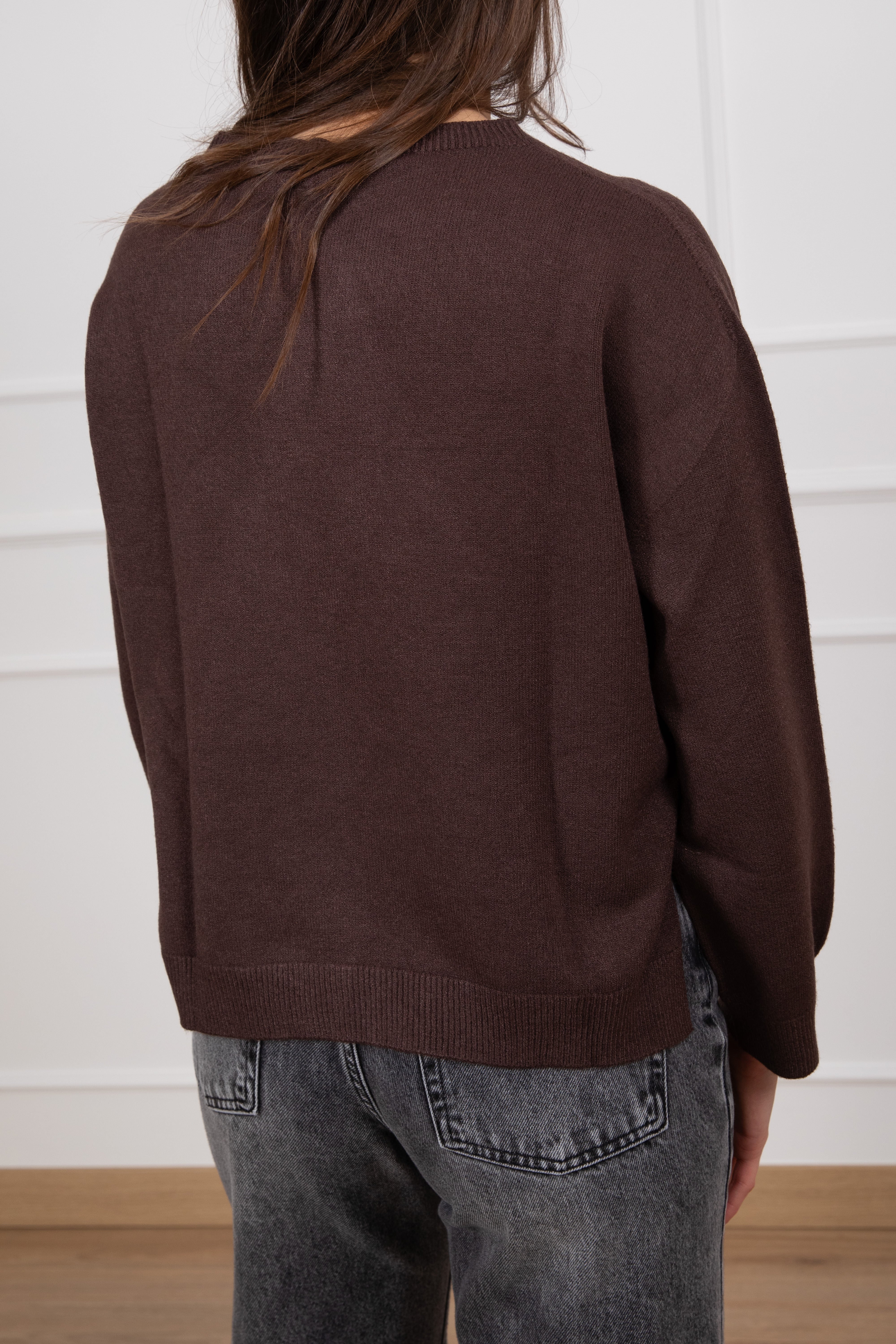 Maglia in viscosa con spacchi laterali ViCOLO