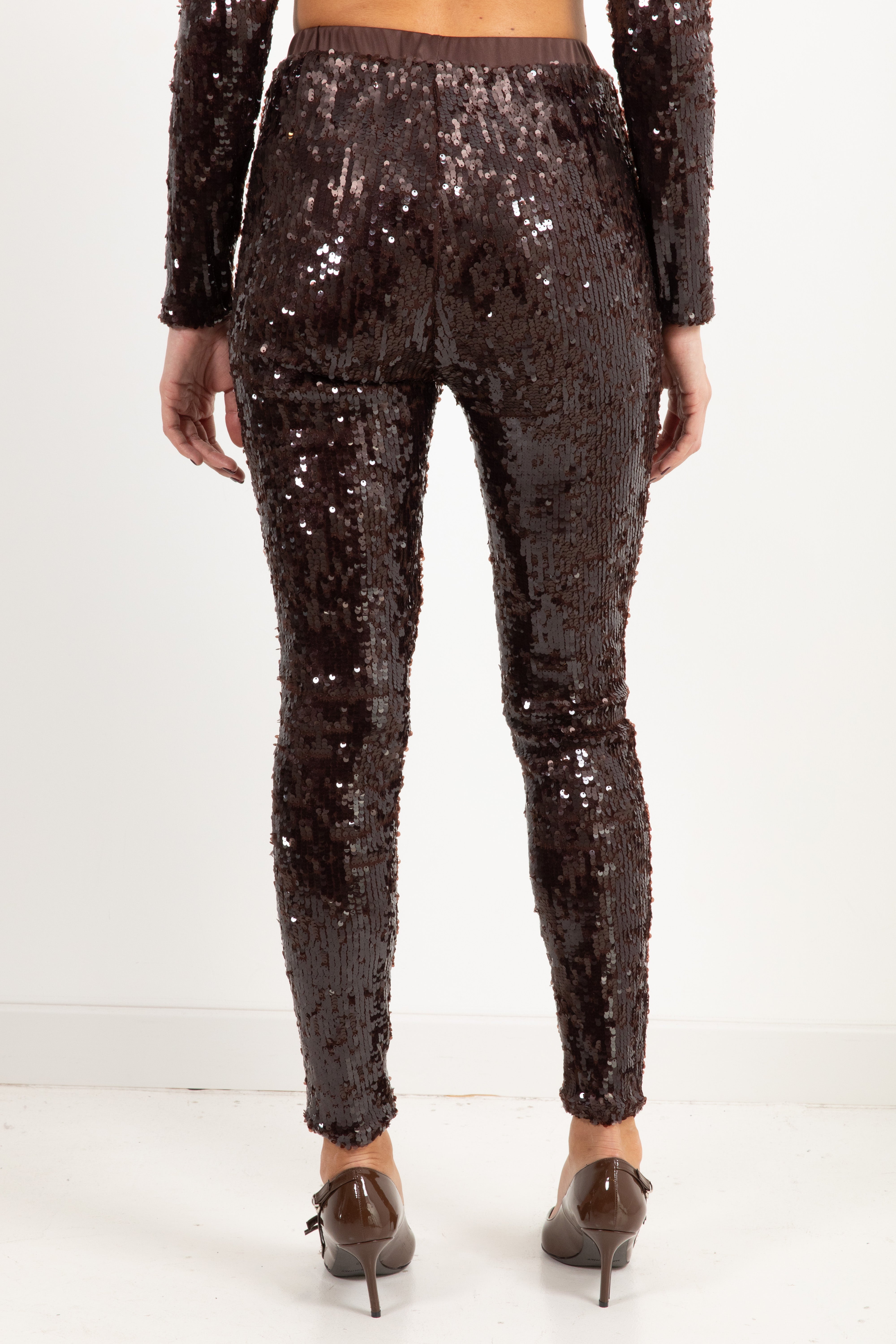 Legging con paillettes ViCOLO