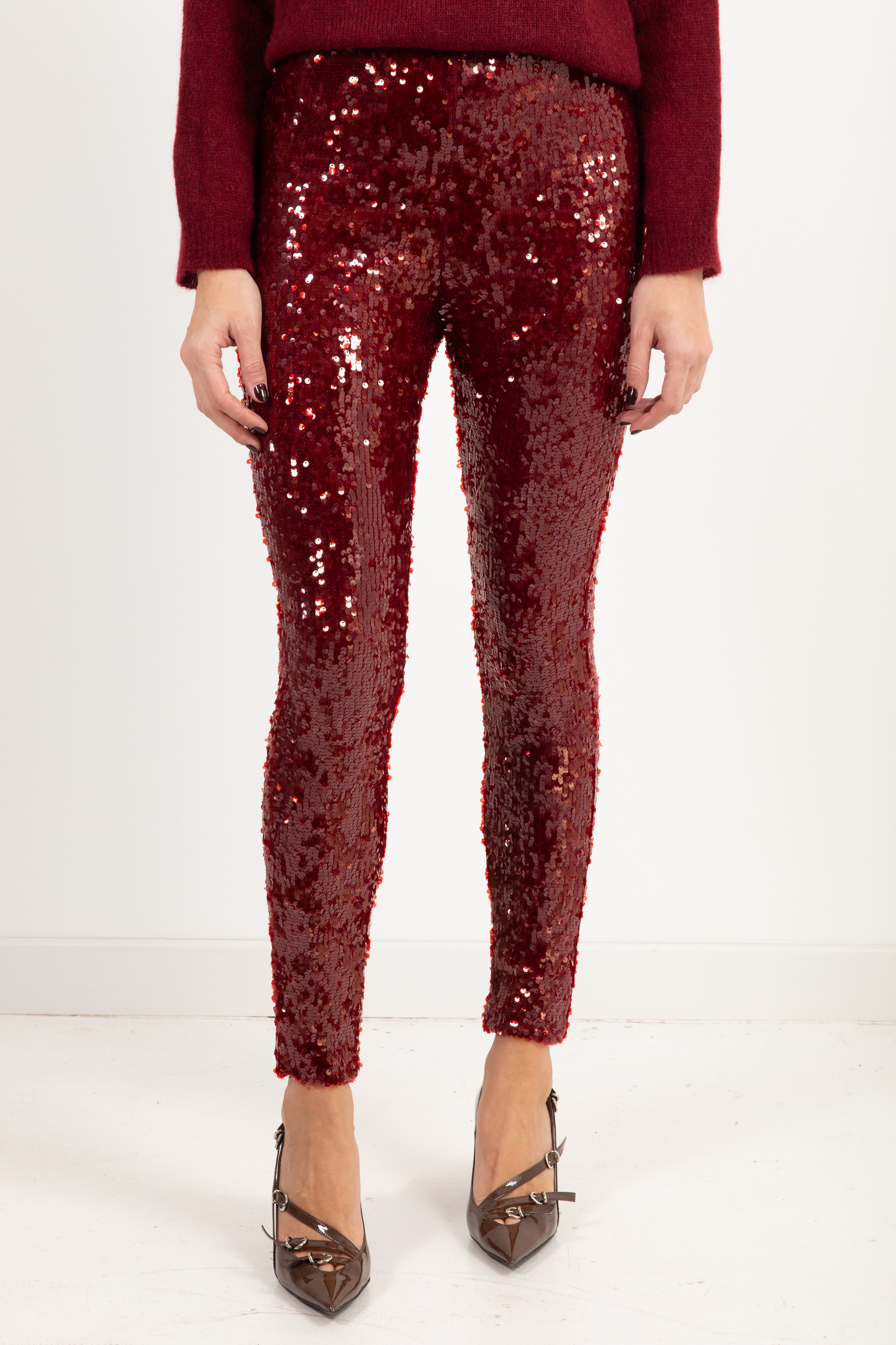 Legging con paillettes ViCOLO