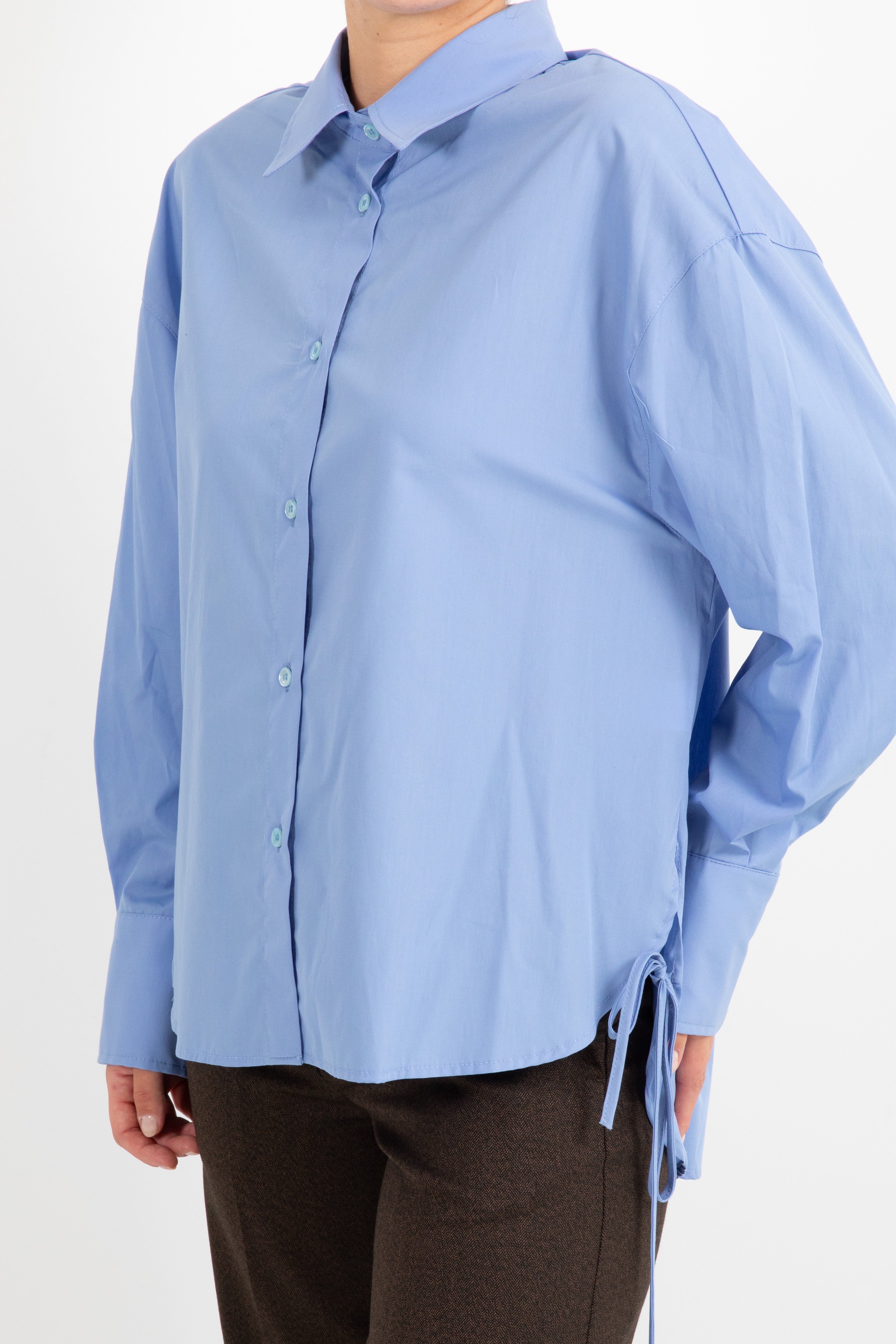 Camicia over-size in popeline ViCOLO