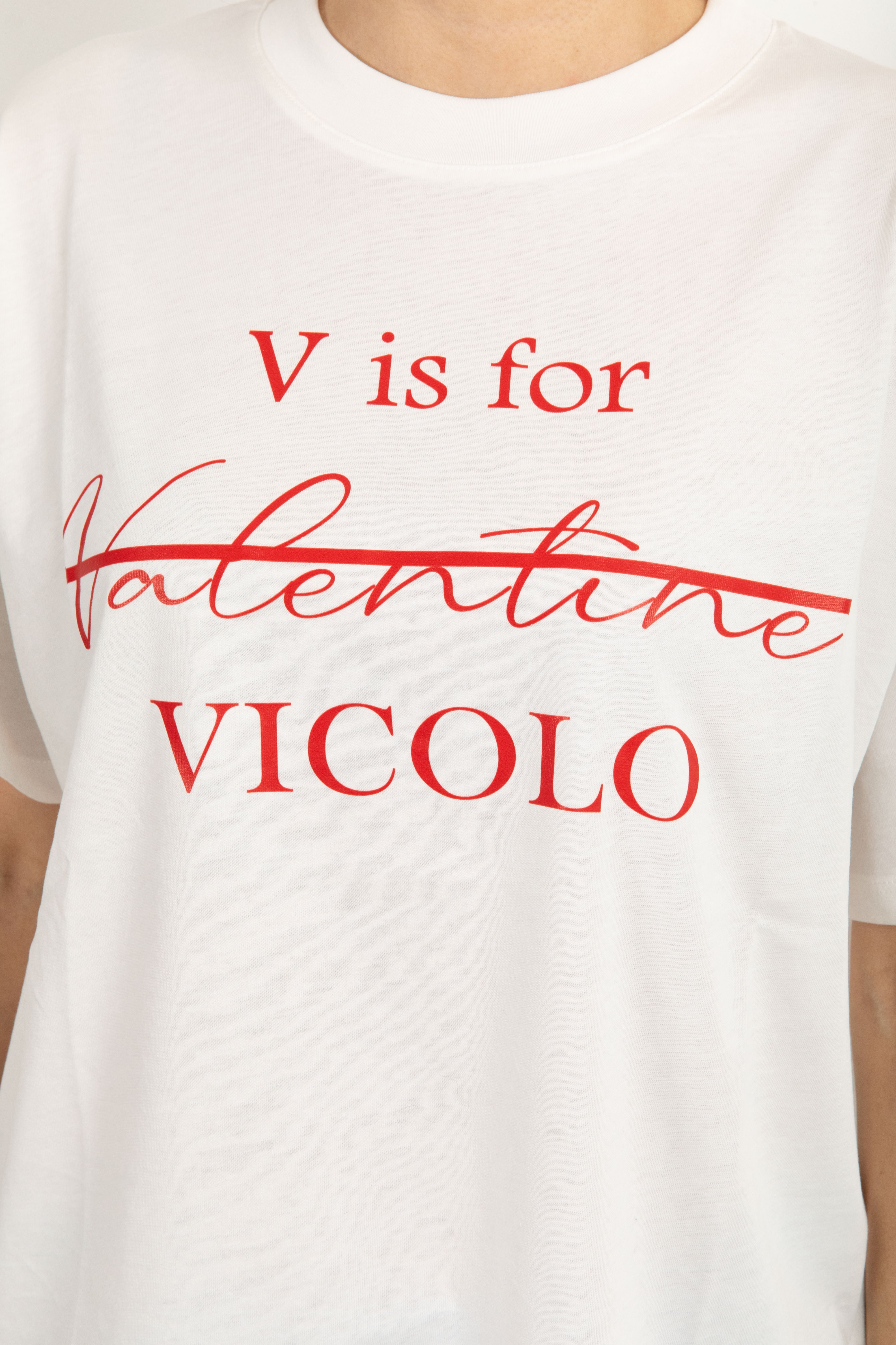 T-shirt over-size "V is for" ViCOLO