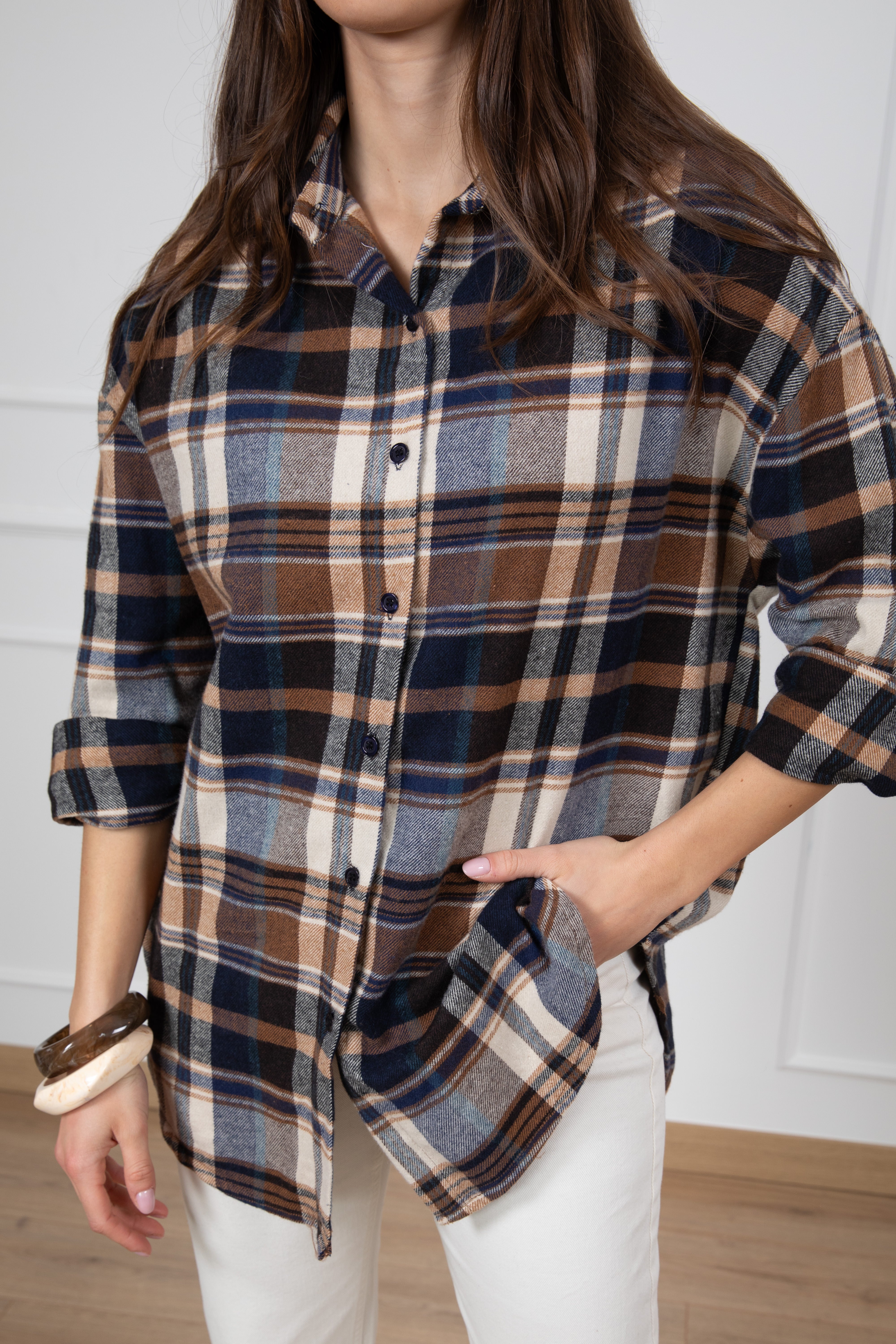 Camicia check in flanella Susy Mix