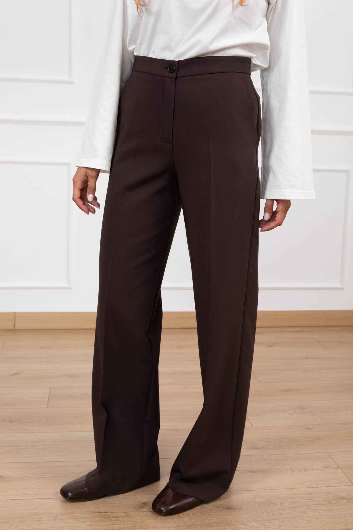 Pantalone gamba dritta variante fondente ViCOLO