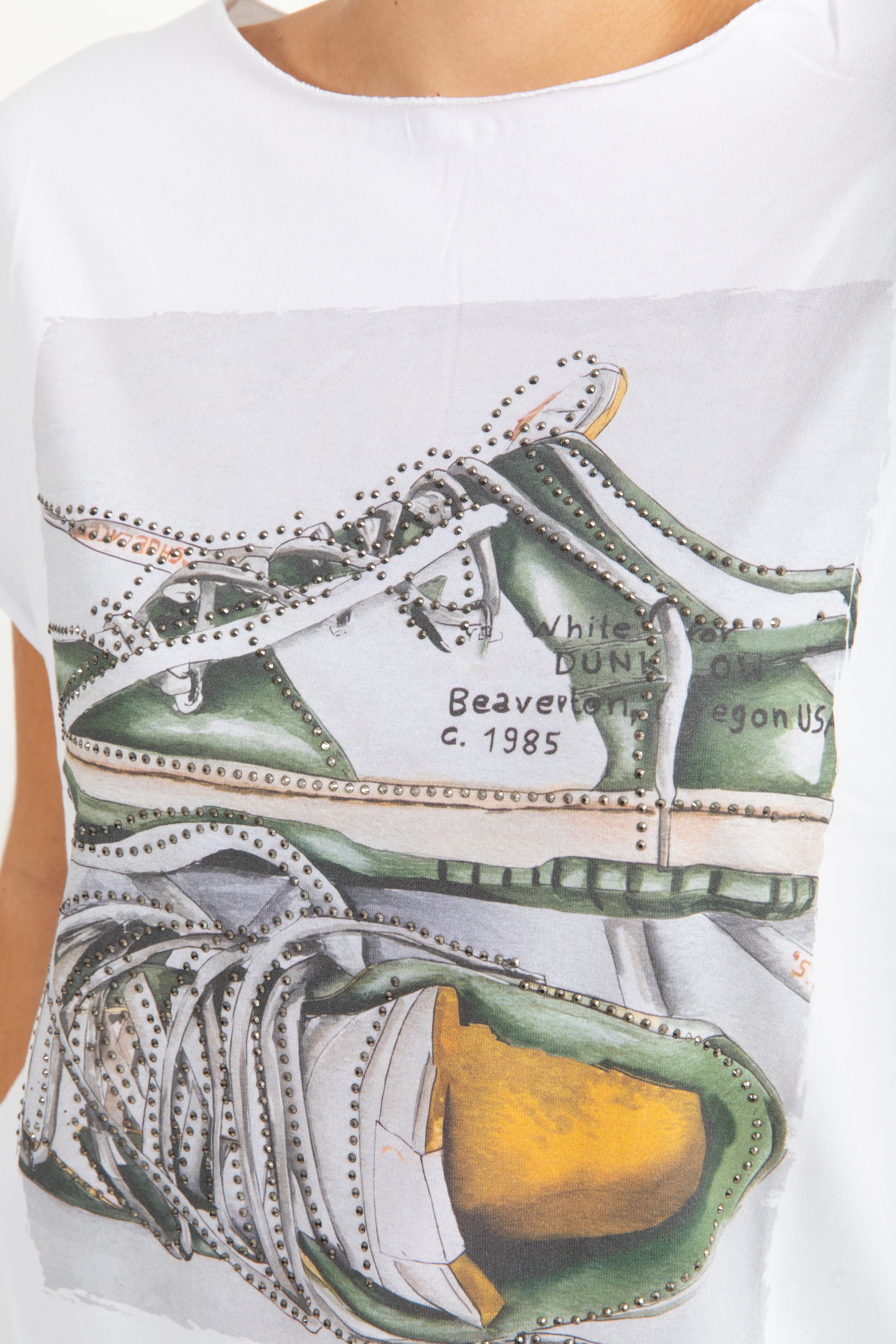 T-shirt sneakers verde Susy Mix