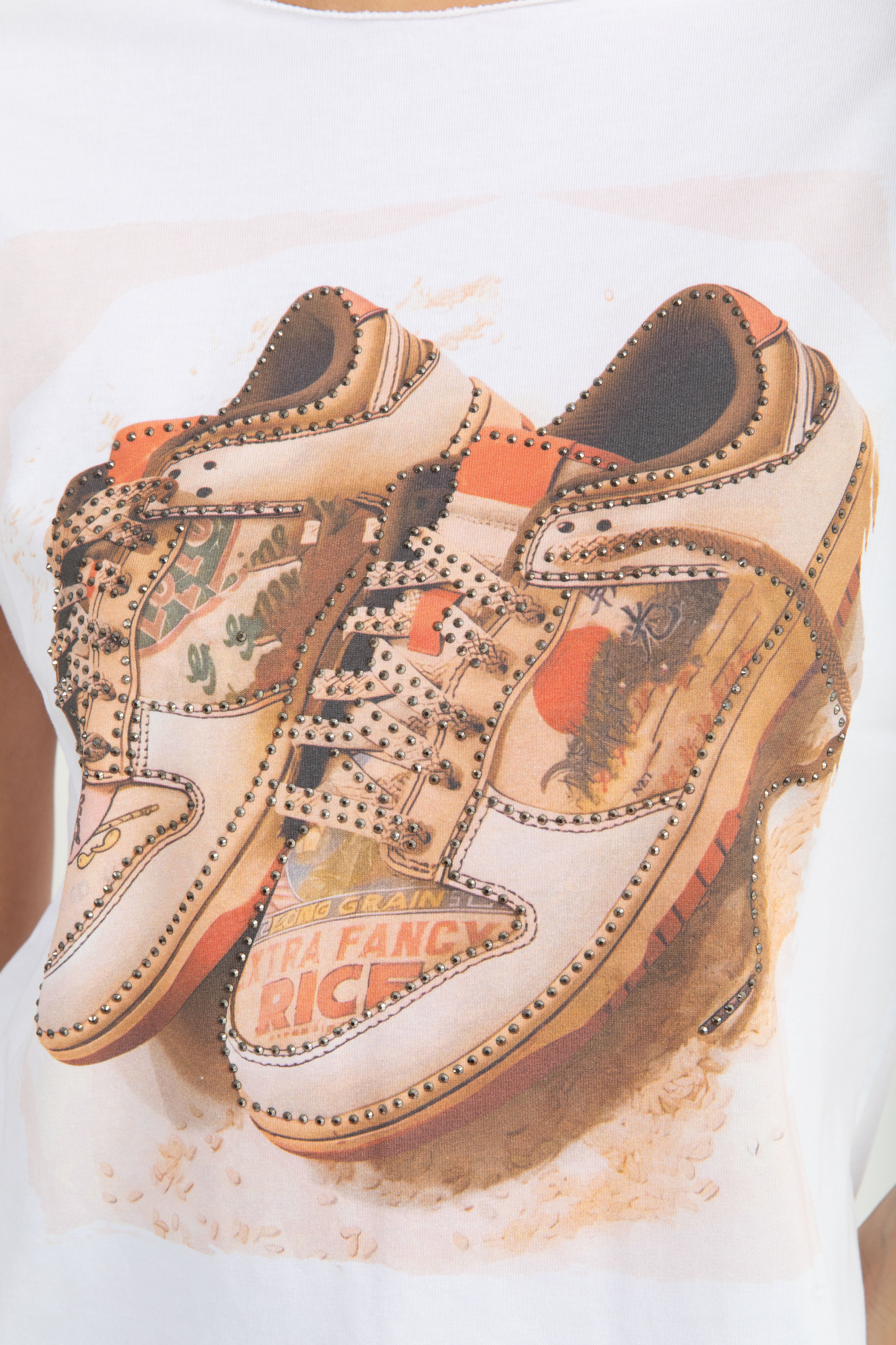 T-shirt sneakers arancione Susy Mix