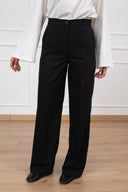 Pantalone gamba dritta variante nero ViCOLO