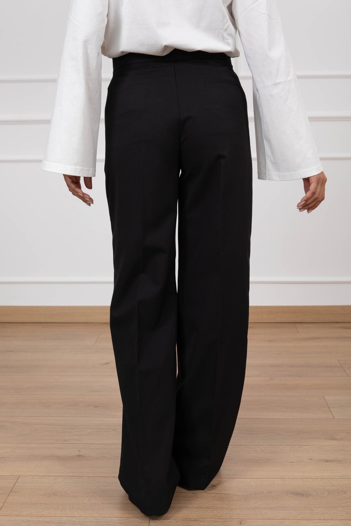Pantalone gamba dritta variante nero ViCOLO