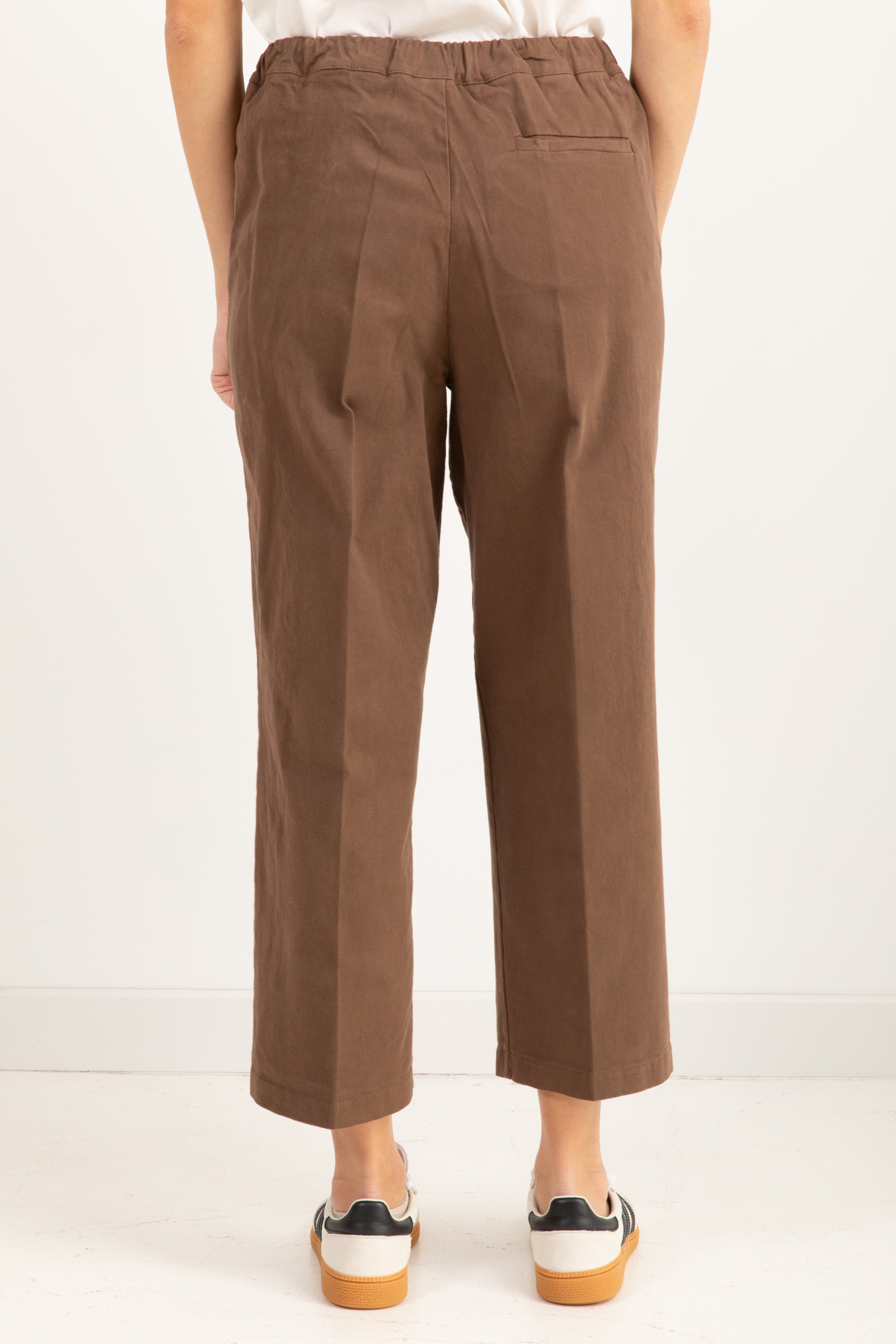 Pantalone in gabardina con elastico sul retro Susy Mix