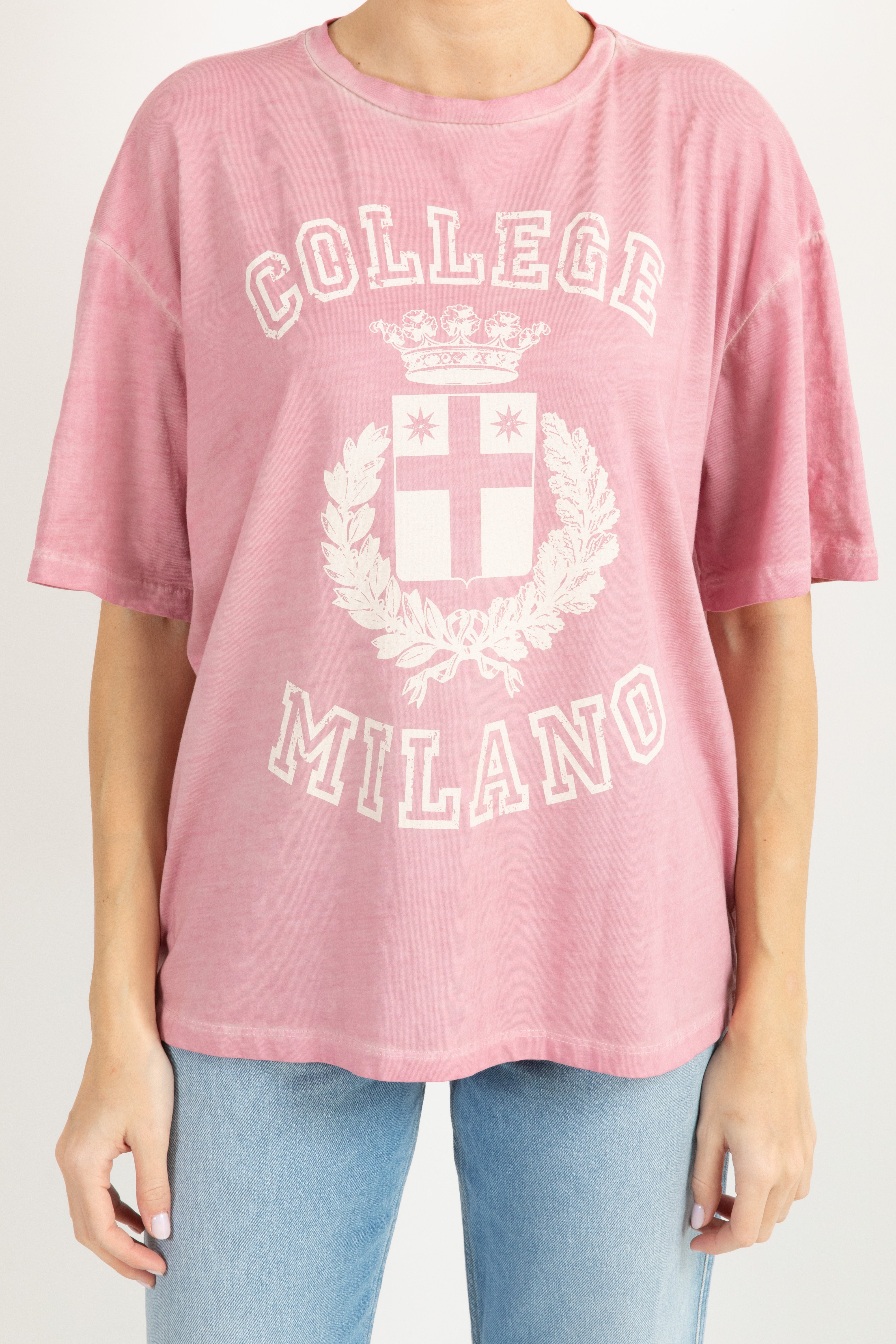 T-shirt "College" stone washed Tensione IN