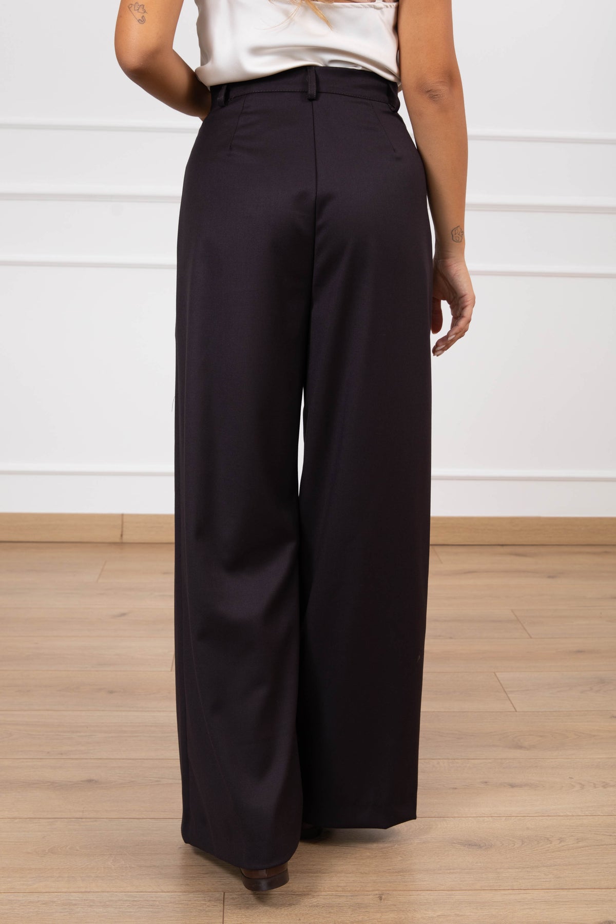 Pantalone sartoriale doppia pinces variante moro Haveone