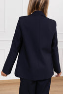 Giacca mono-bottone variante blu Haveone