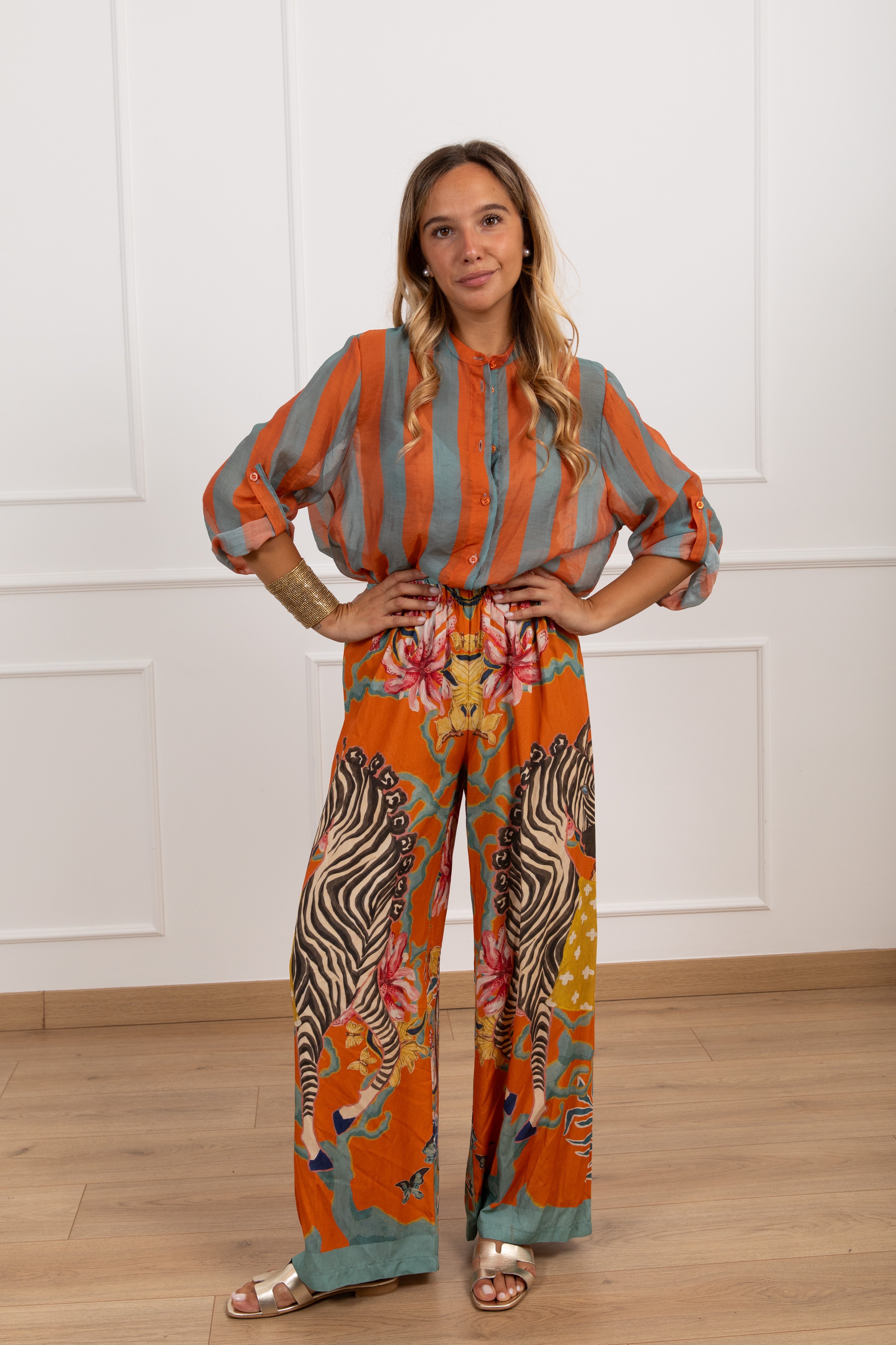 Pantalone fantasia zebra Haveone