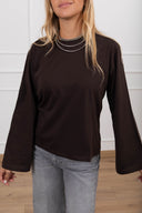 T-shirt manica svasata variante moro Susy Mix