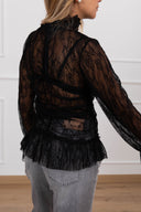Blusa in pizzo variante nero Susy Mix