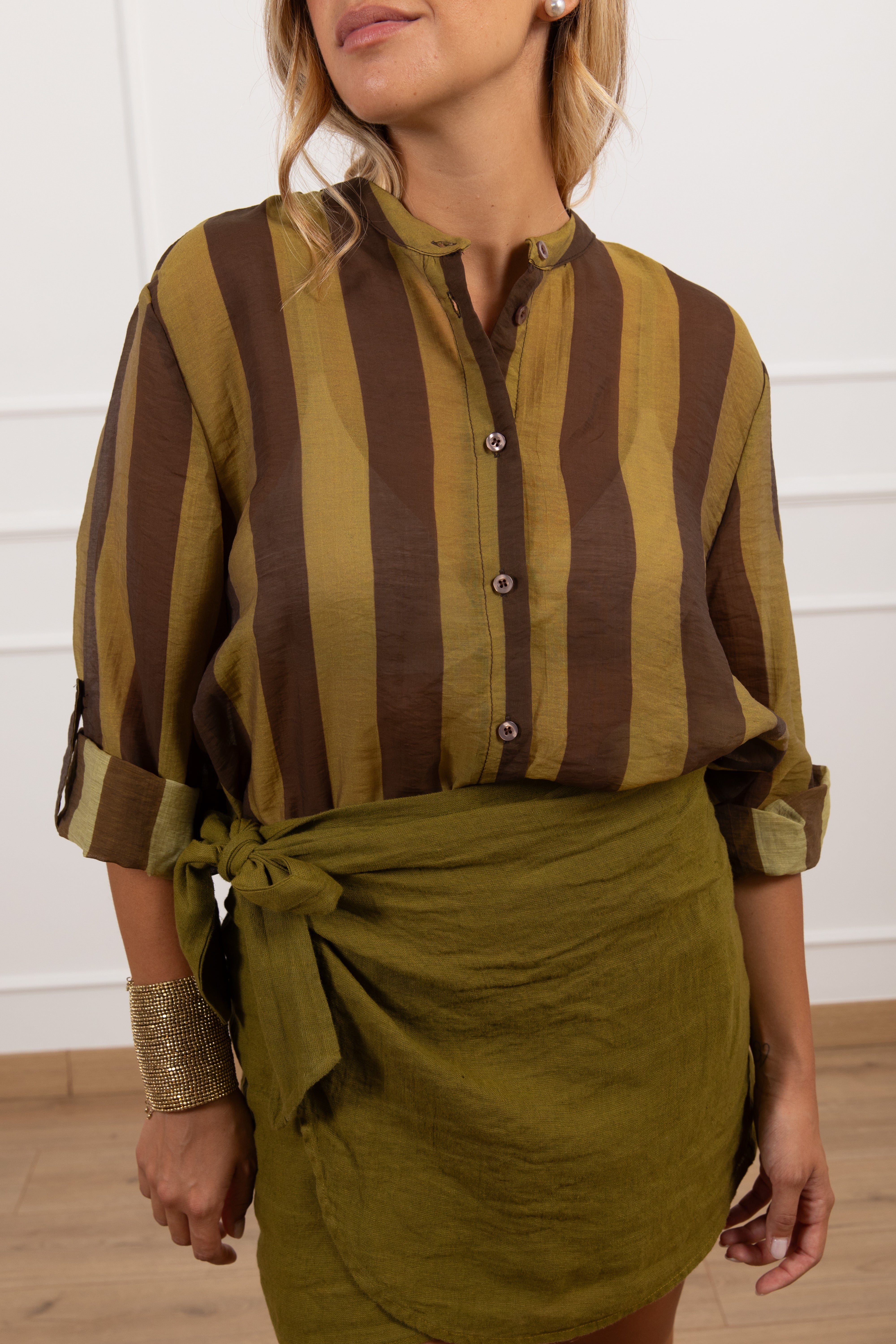 Camicia righe larghe Haveone