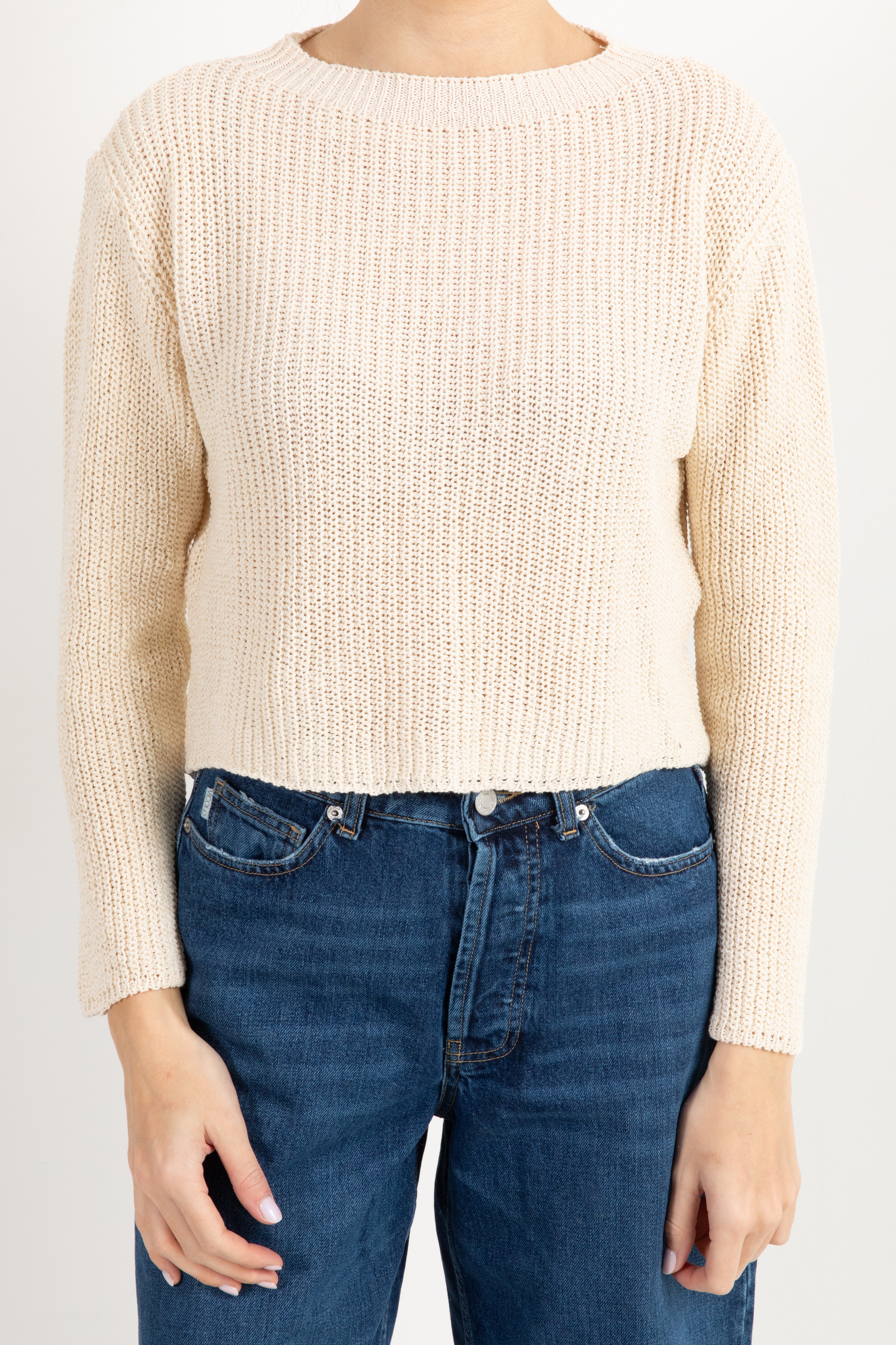 Pull cropped girocollo Susy Mix