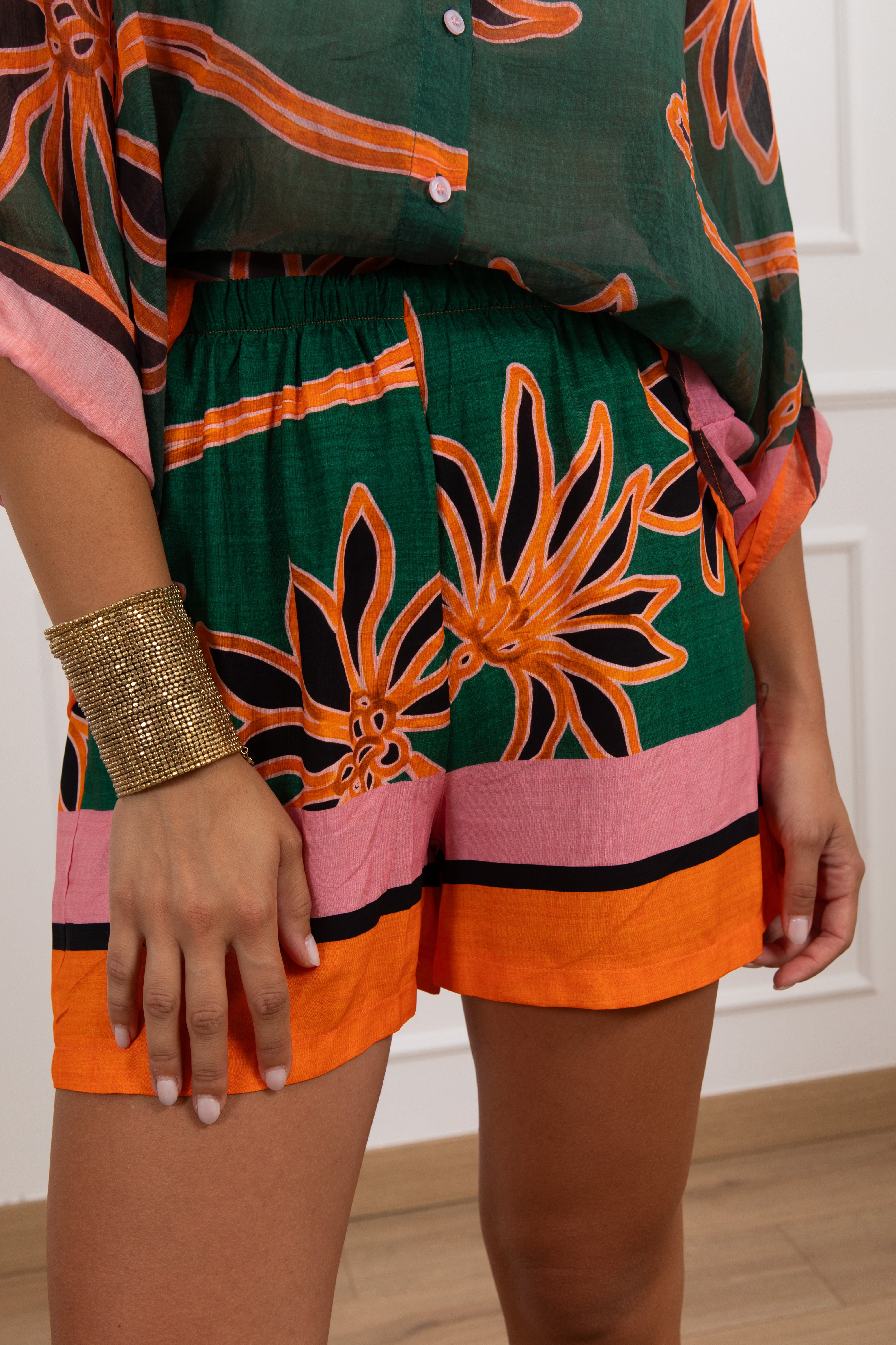 Shorts fantasia arancione Haveone