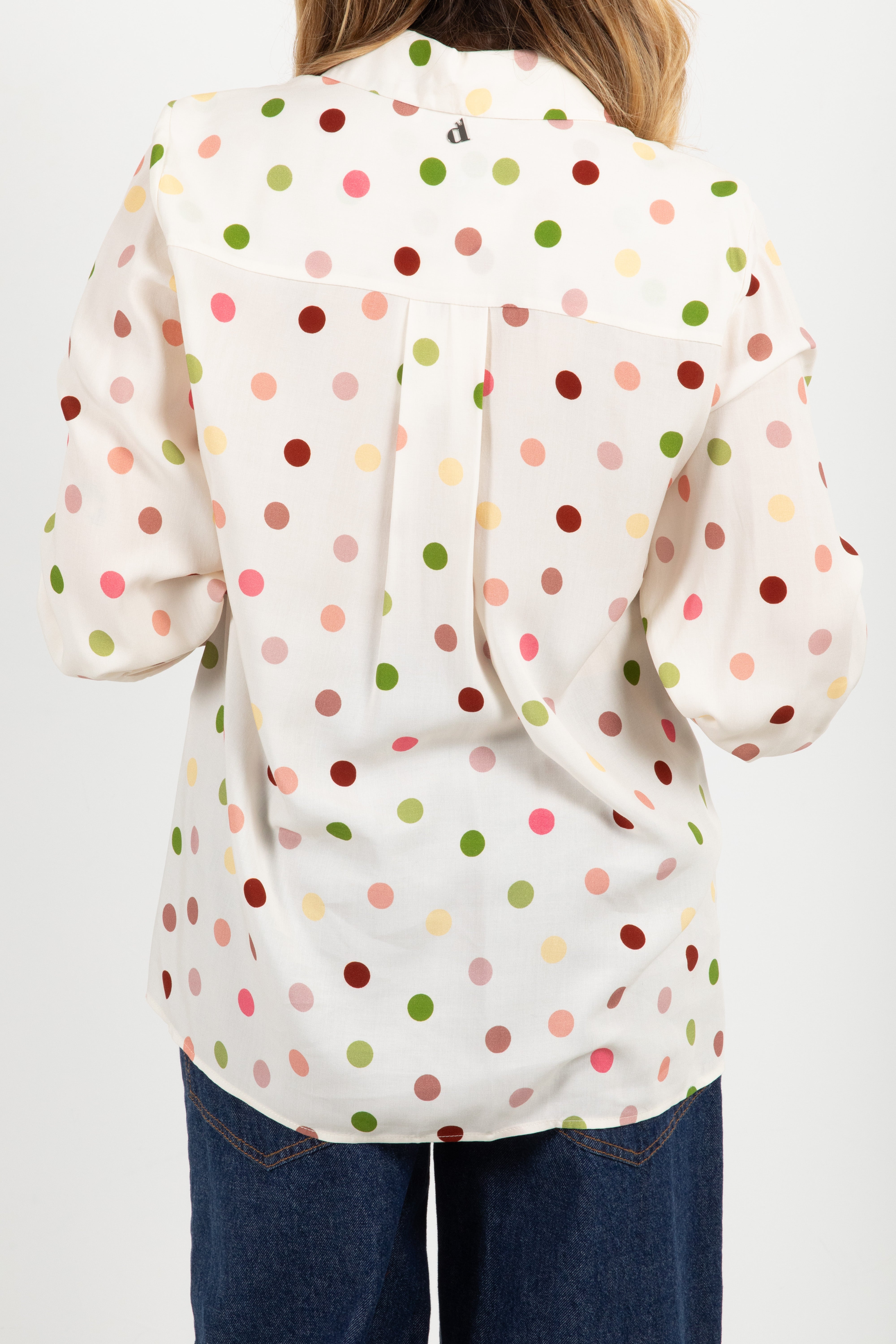 Camicia a pois multicolor Dixie