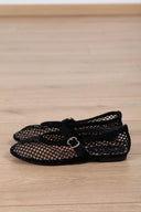 Ballerina a rete con strass variante nero Susy Mix