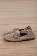 Mocassino in eco-camoscio variante beige Susy Mix