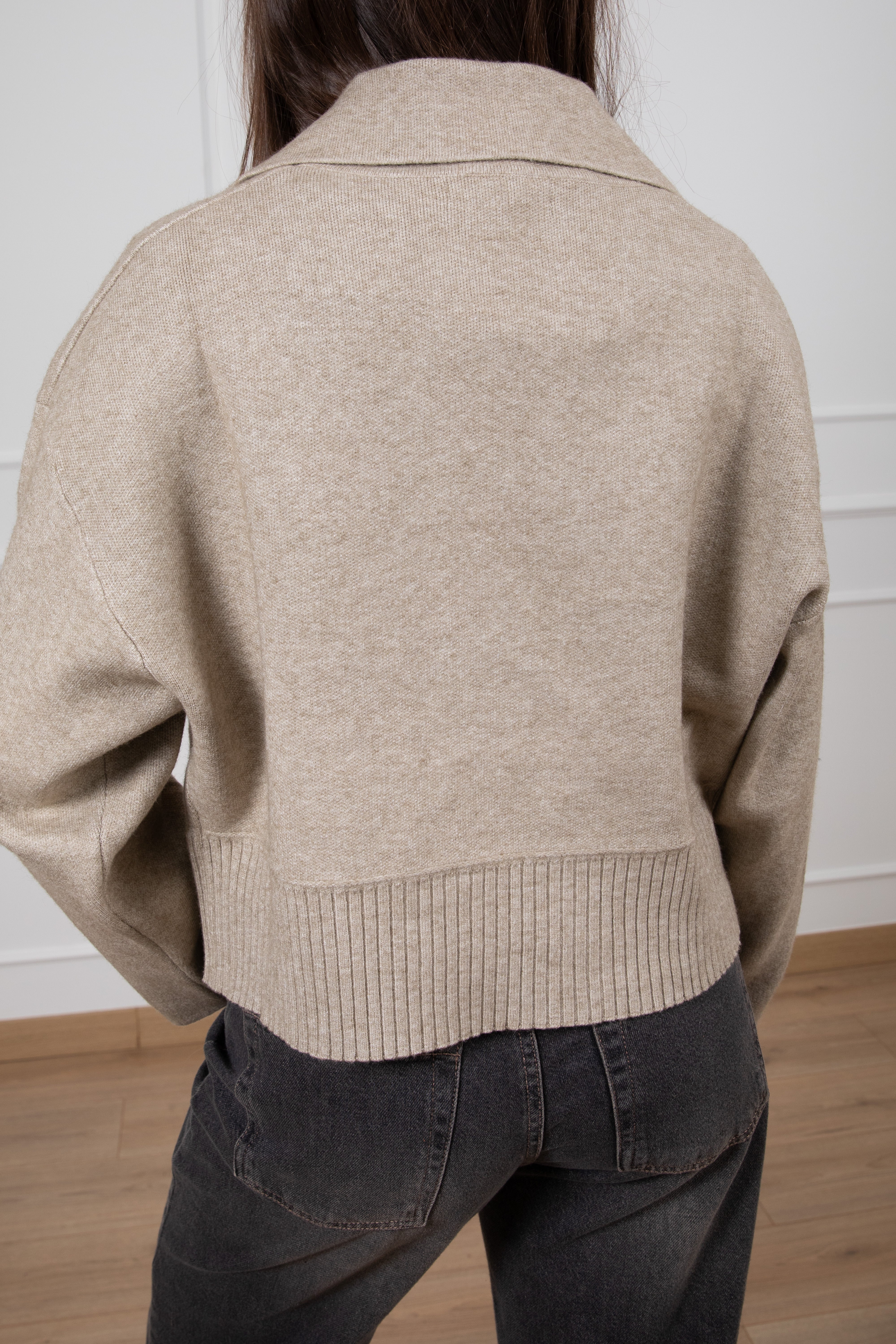 Giacca doppio-petto in maglia Susy Mix