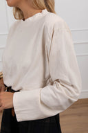 T-shirt con spallina imbottita variante burro Haveone