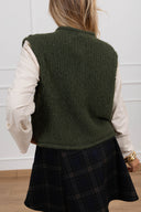 Gilet bouclé variante militare Susy Mix