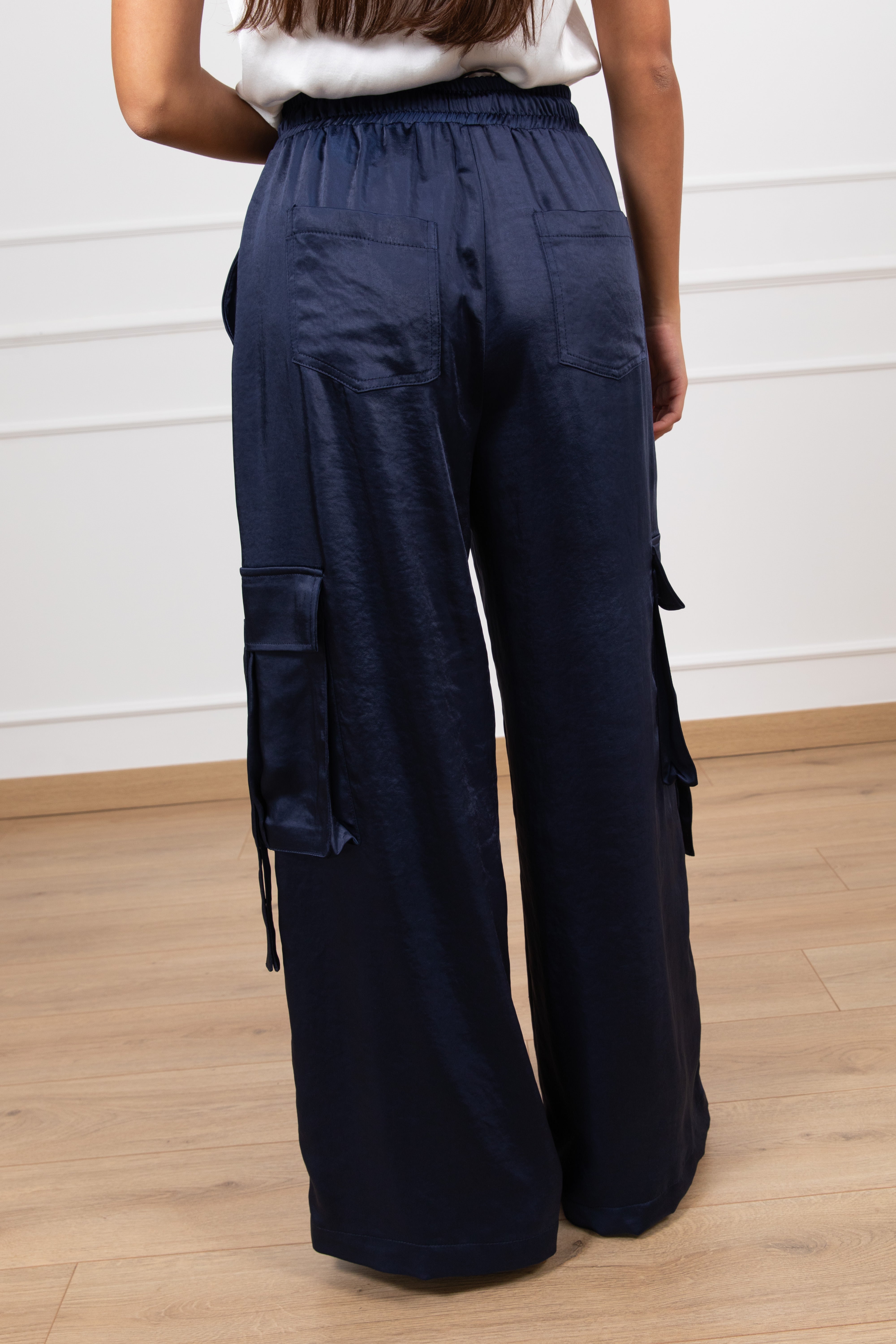 Pantalone cargo in raso Tensione IN