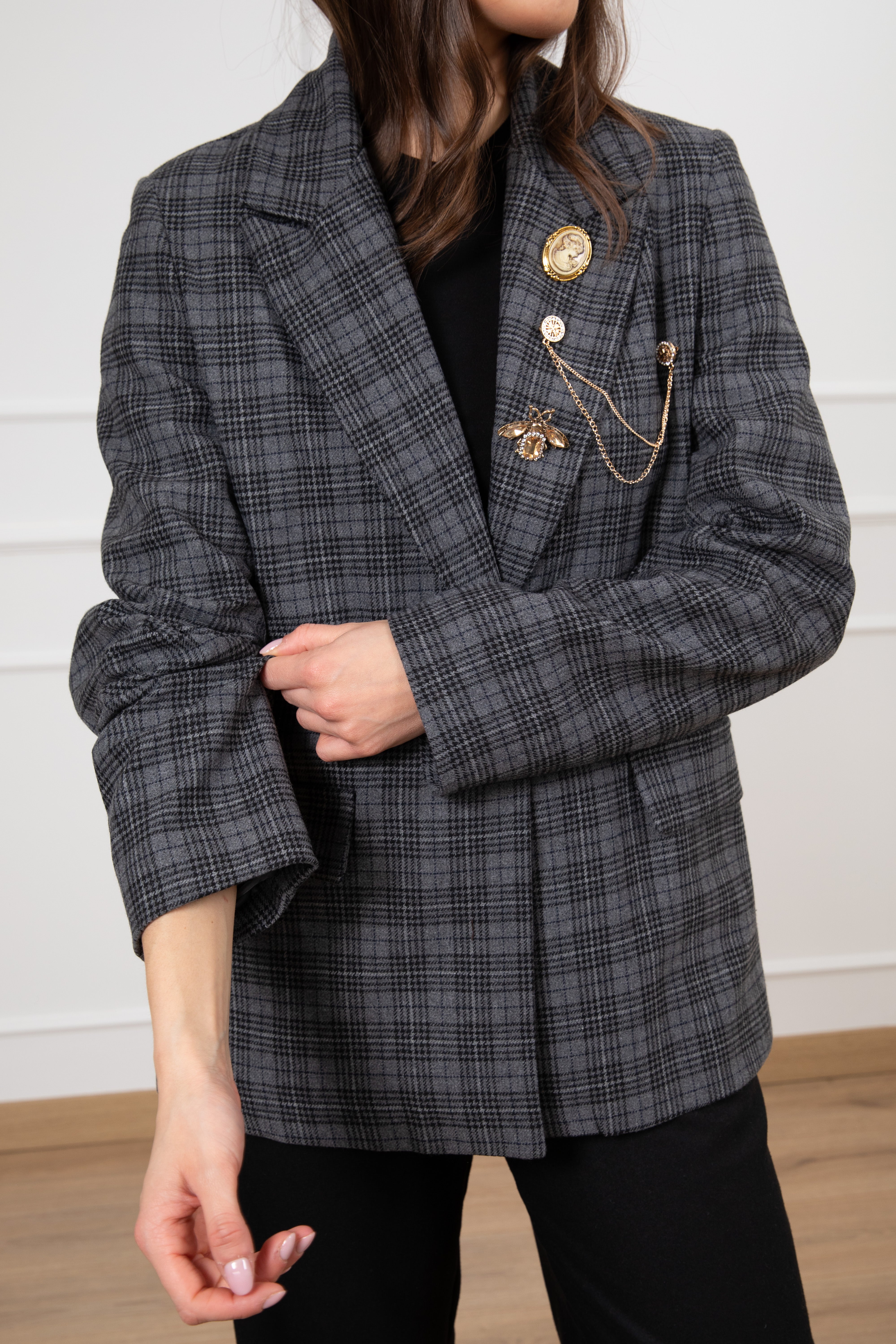 Giacca principe di galles regular-fit ViCOLO