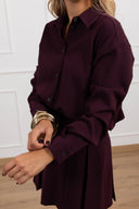 Camicia in viscosa variante bordeaux Tensione IN