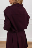 Camicia in viscosa variante bordeaux Tensione IN