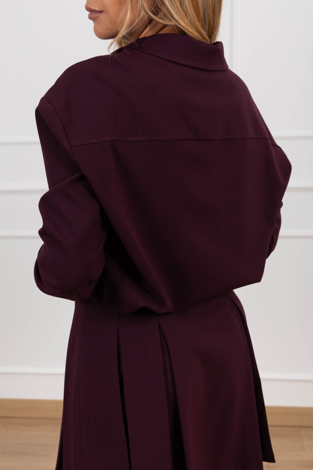 Camicia in viscosa variante bordeaux Tensione IN