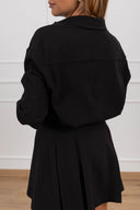 Camicia in viscosa variante nero Tensione IN