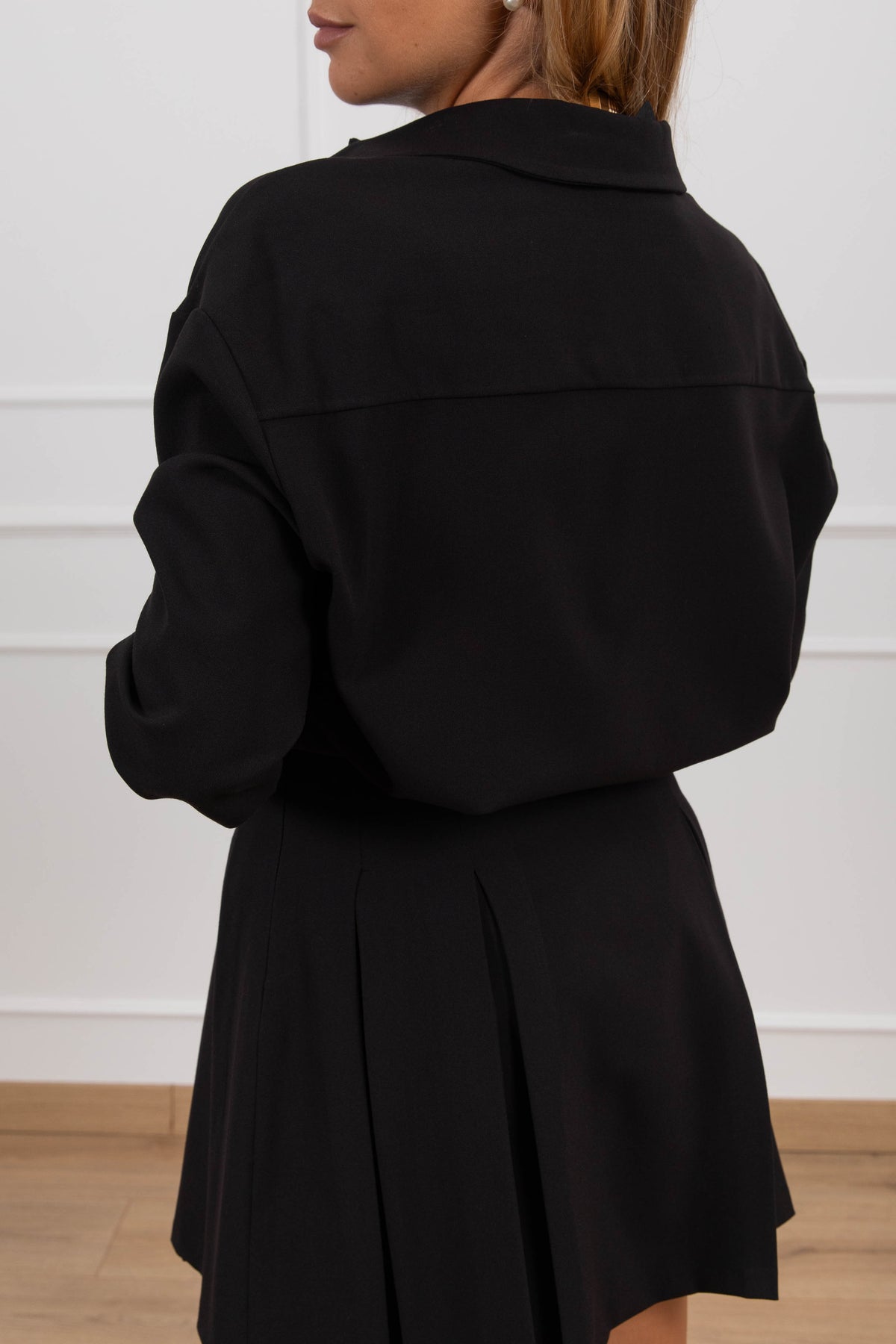 Camicia in viscosa variante nero Tensione IN