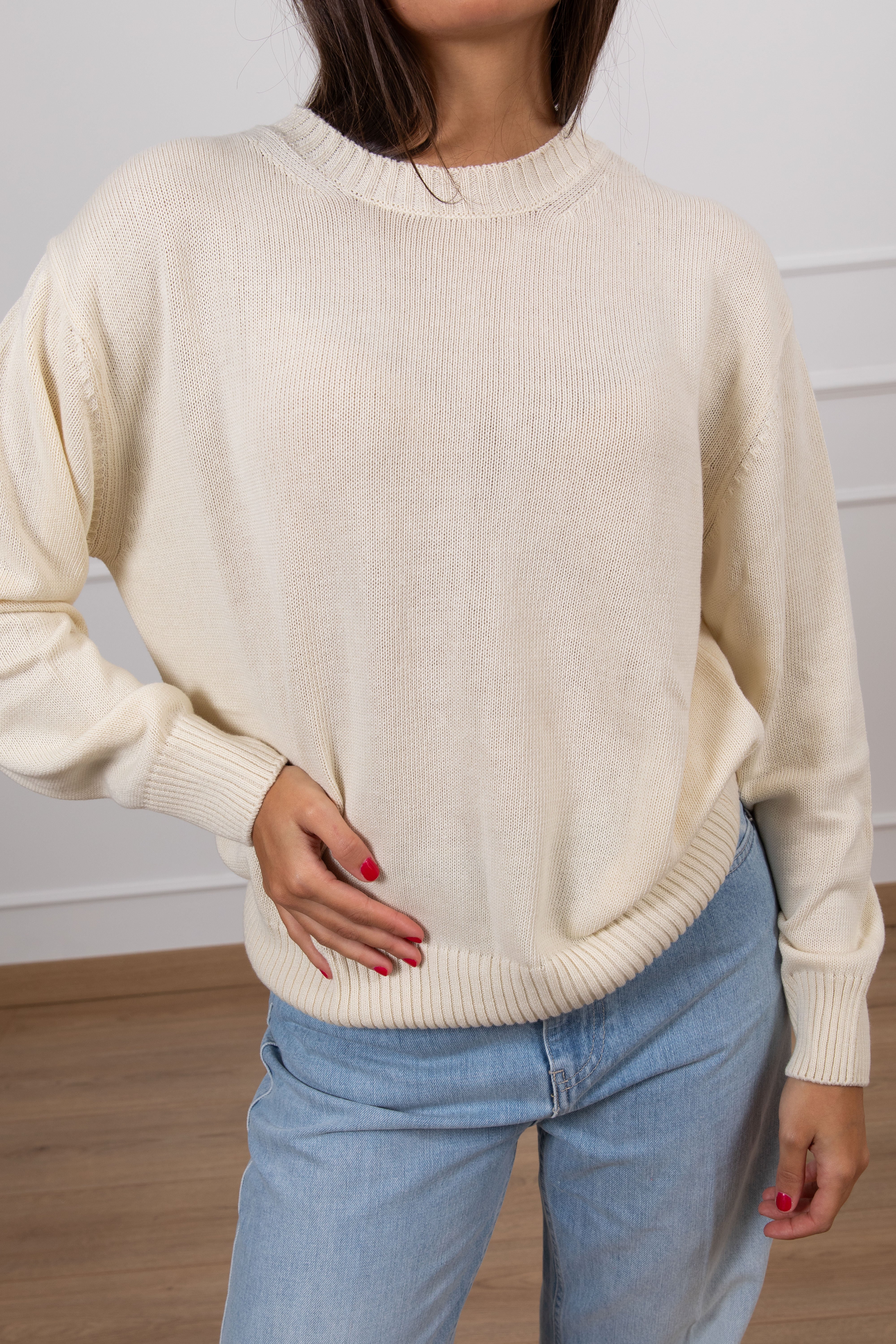 Maglia over-size in cotone ViCOLO