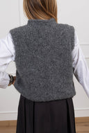 Gilet bouclé variante grigio Susy Mix