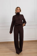 Pantalone gamba dritta variante moro Tensione IN