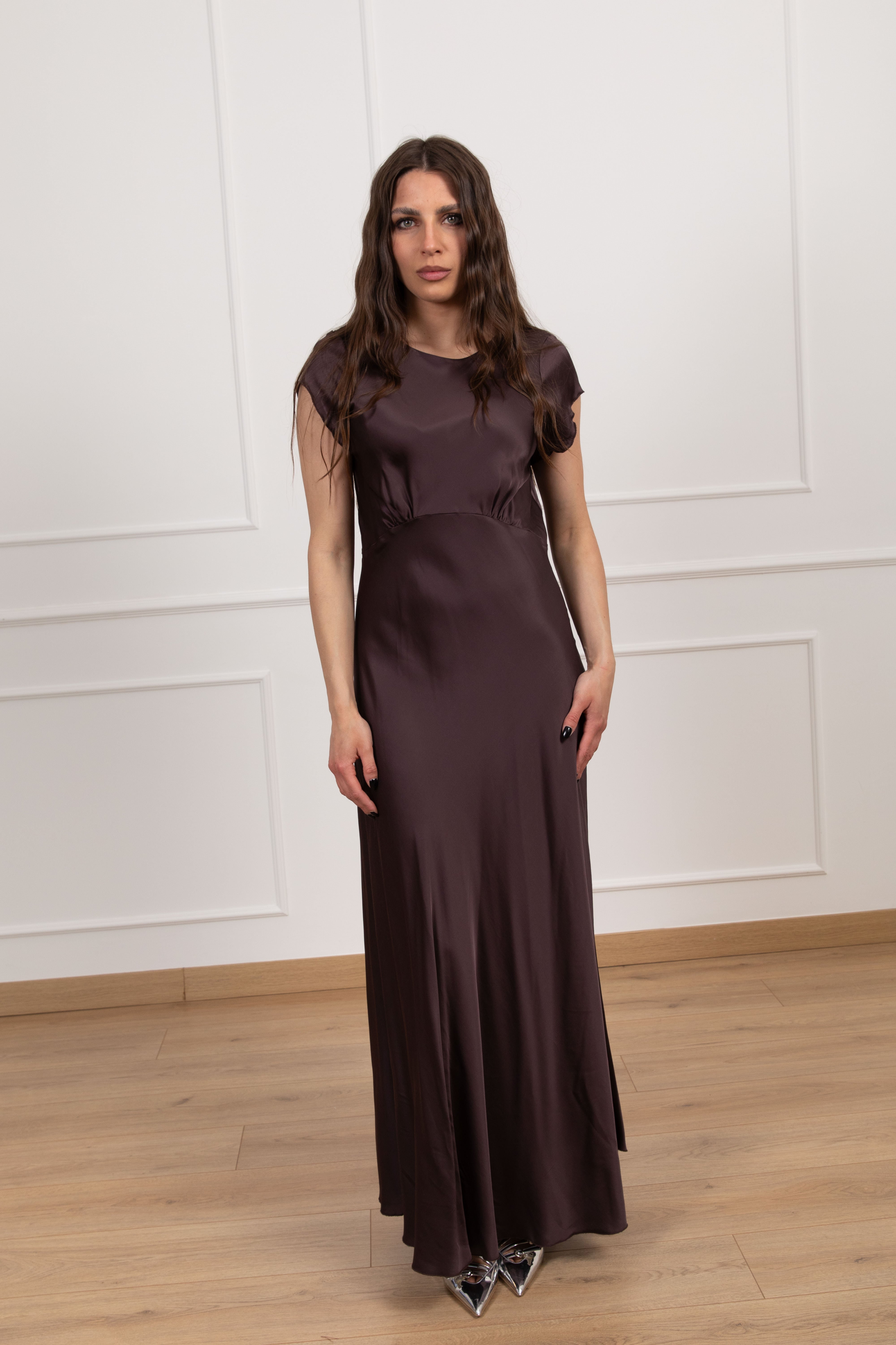 Abito lungo con manica aletta Susy Mix