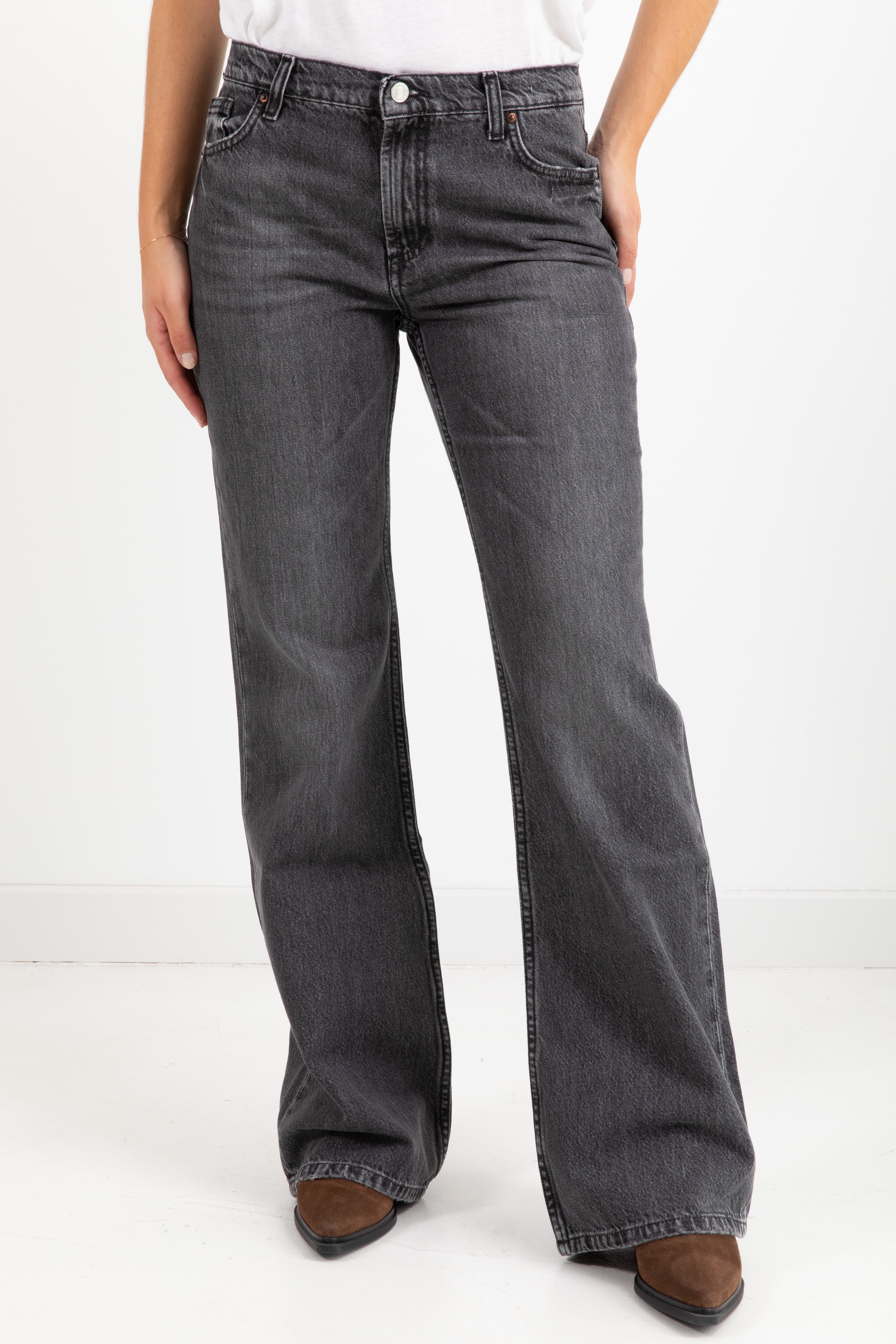 Jeans Greta zampetta straight ViCOLO