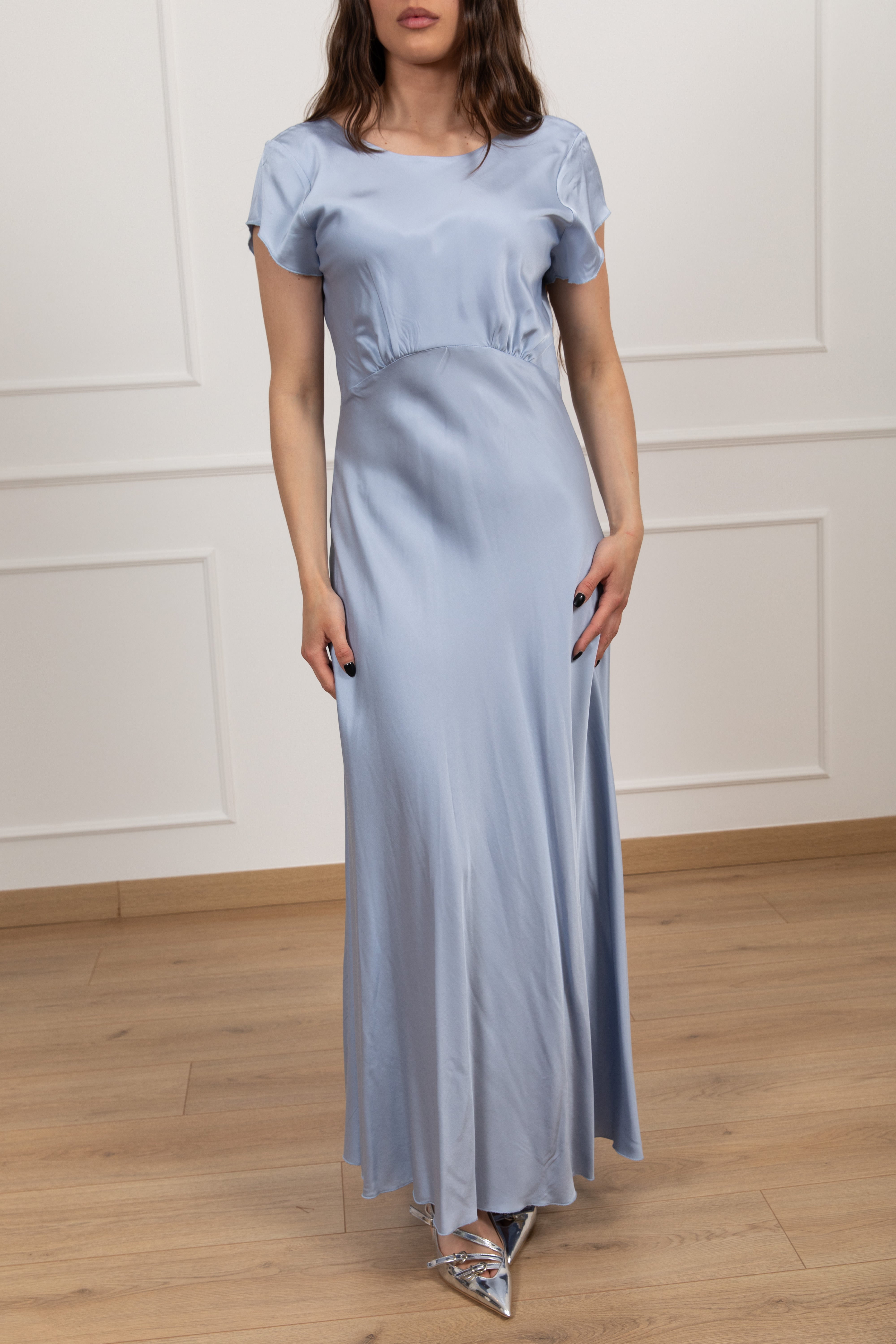 Abito lungo con manica aletta Susy Mix