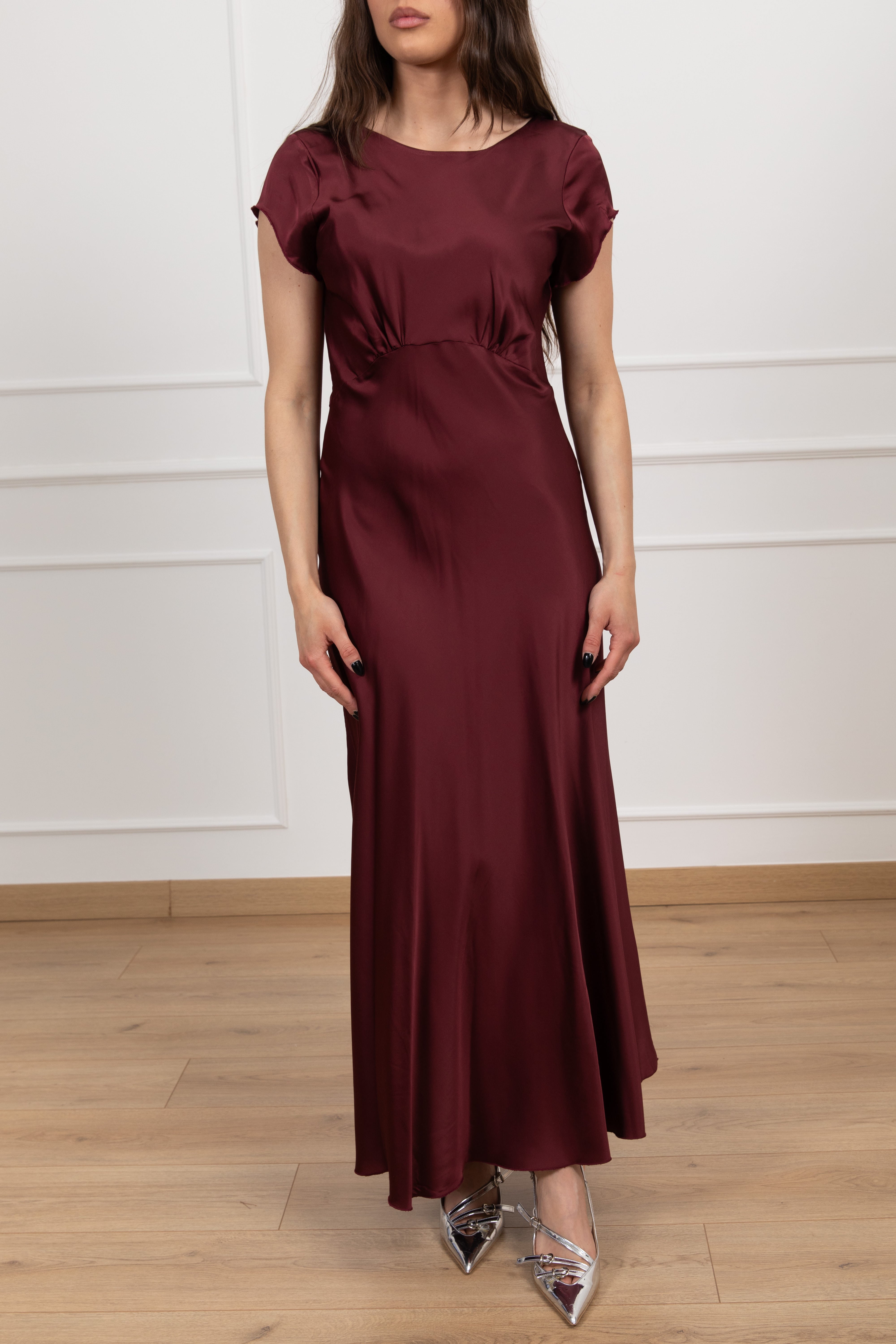 Abito lungo con manica aletta Susy Mix