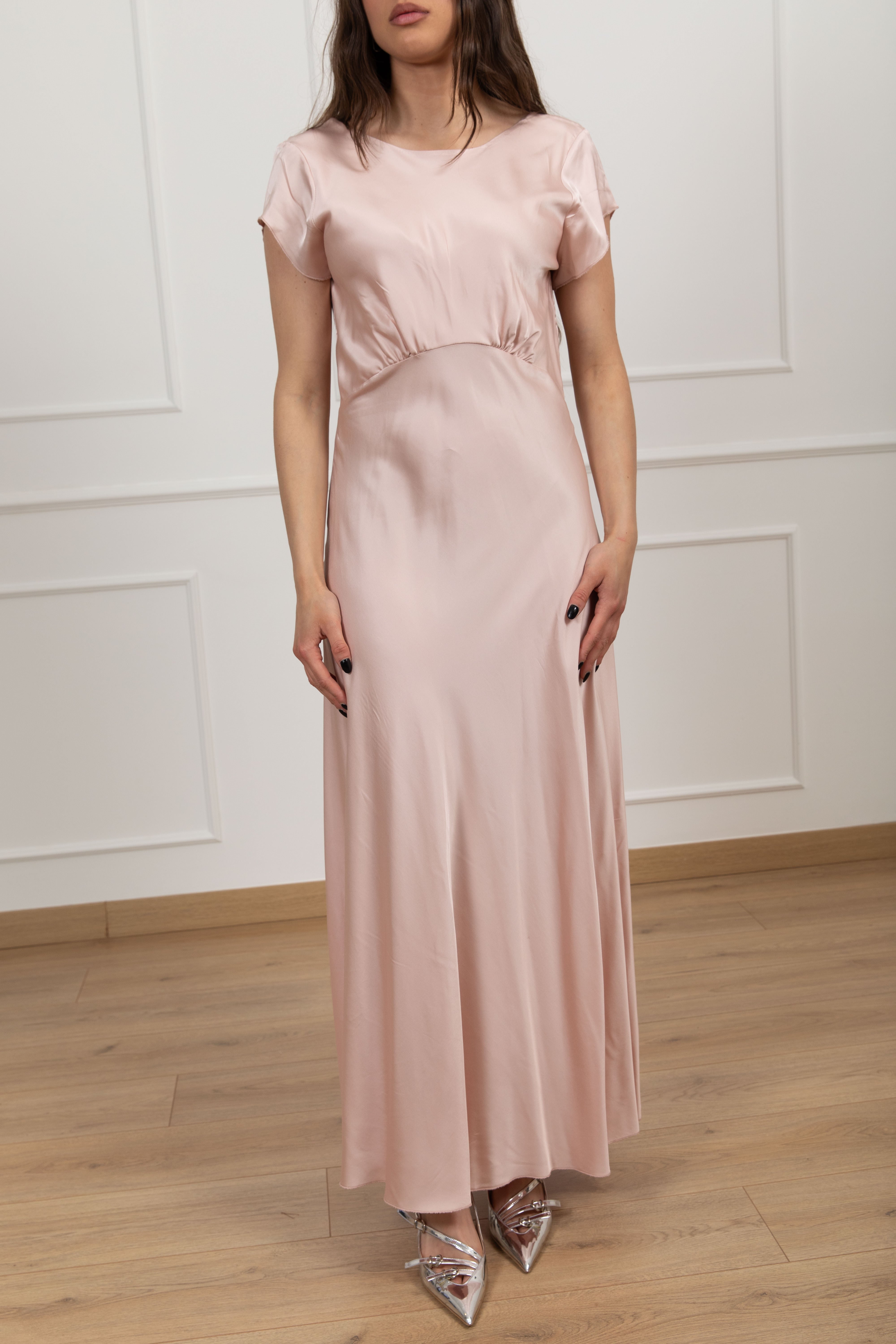 Abito lungo con manica aletta Susy Mix