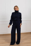 Camicia con collo ad anello variante blu Tensione IN