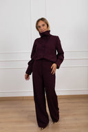Pantalone gamba dritta variante bordeaux Tensione IN