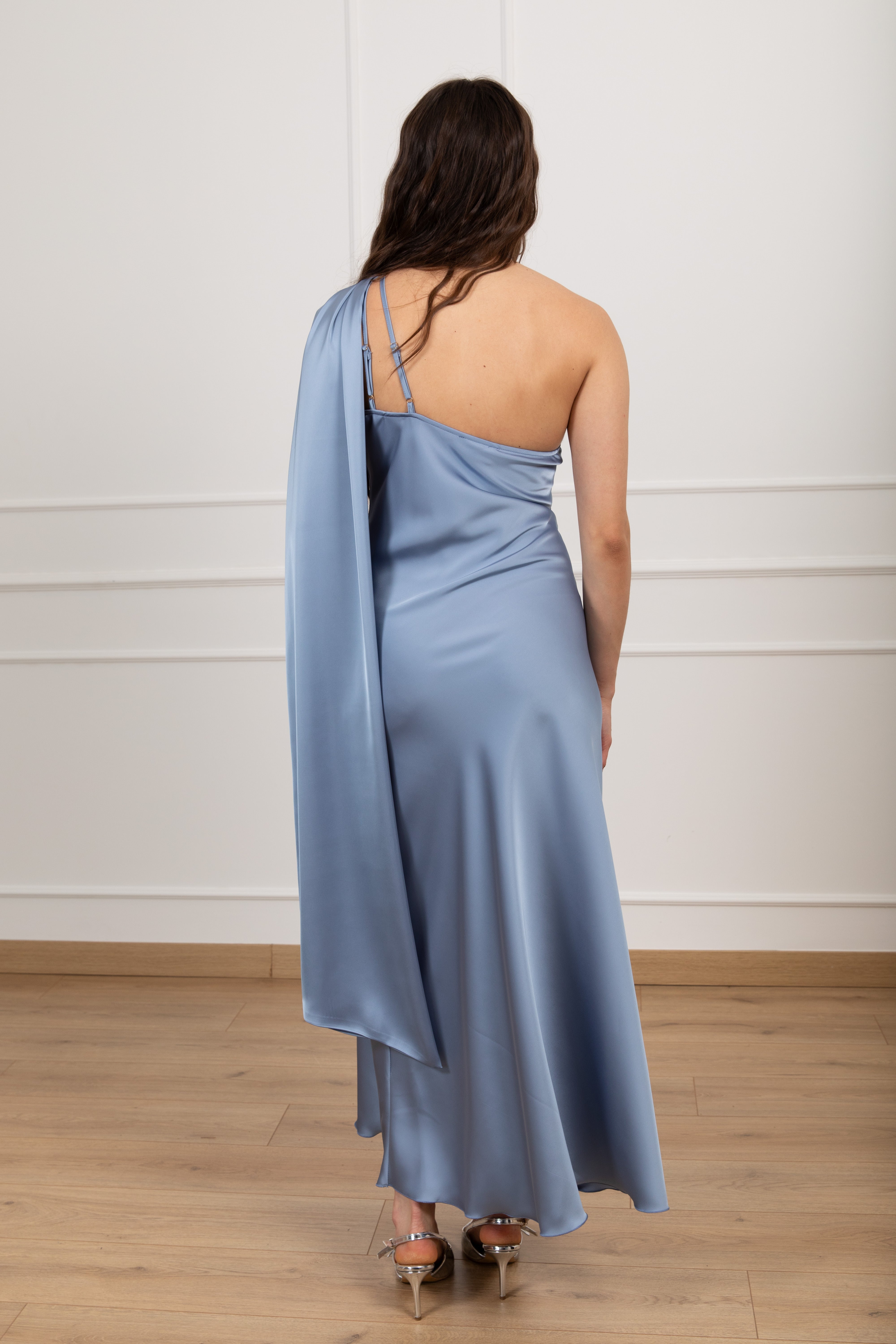 Abito lungo con foulard ViCOLO