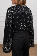 T-shirt fantasia bandana con manica ampia Haveone