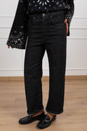 Jeans ribcage lavaggio nero Tensione IN